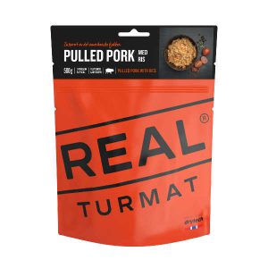 Gezogenes Schweinefleisch mit Reis – Real Turmat