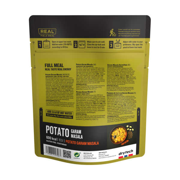 Kartoffel Garam Masala - 602 kcal - Real Field Meal